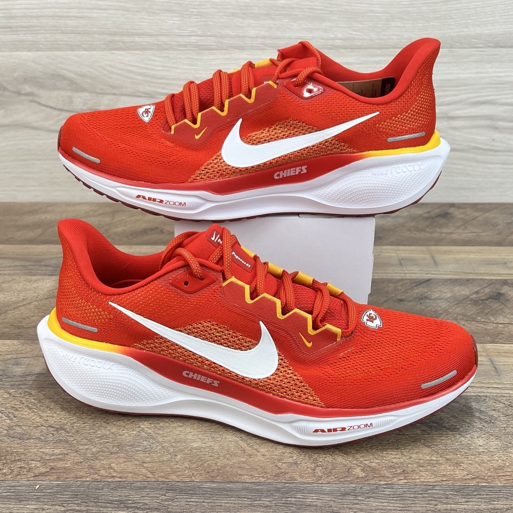 Nike Kansas City Chiefs NFL Air Zoom Pegasus 41 nby FZ5079-600 Shoe Men Sz 12